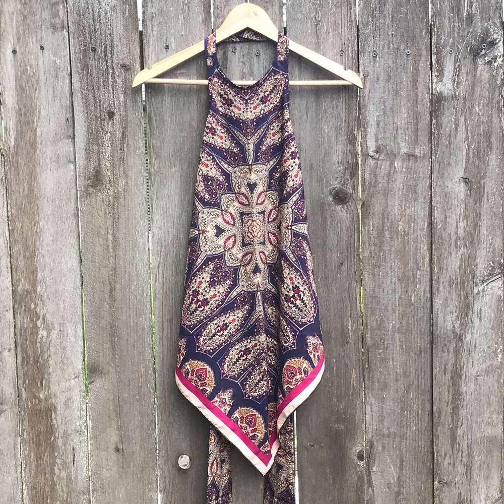 Scarf Wrap Blouse